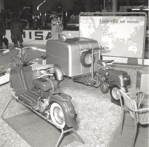 1950 Milan Lambretta exhibition