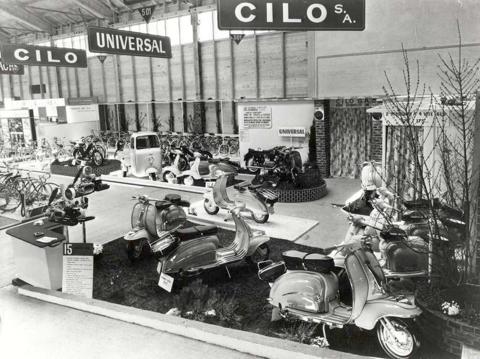 1961 Geneve exhibition Lambretta scooters